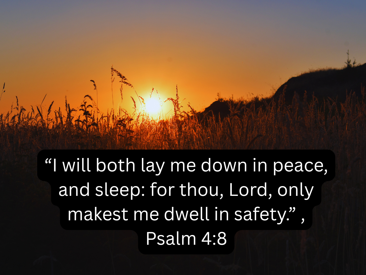 Evening Devotional Prayer for Peaceful Rest and Surrender to God | Psalm 4:8 Night Prayer