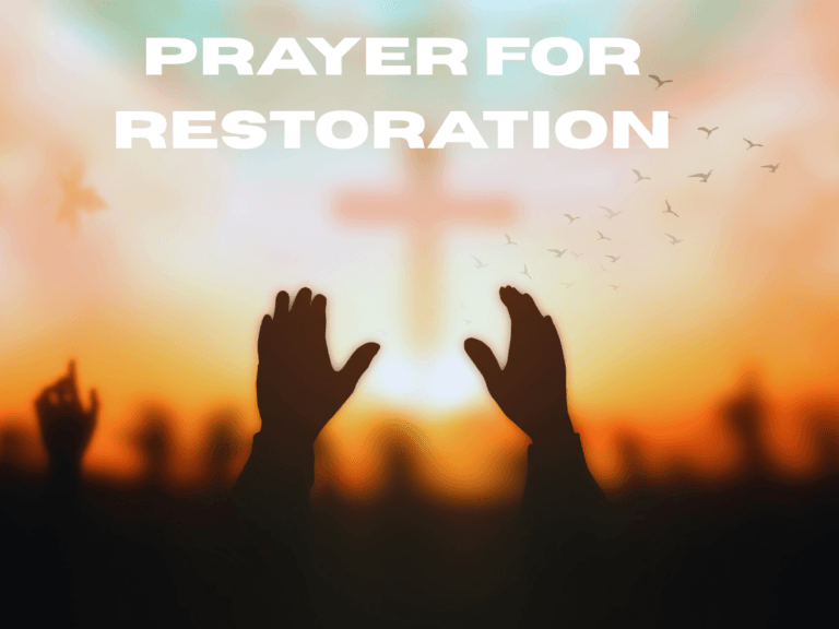 Prayer for Restoration
