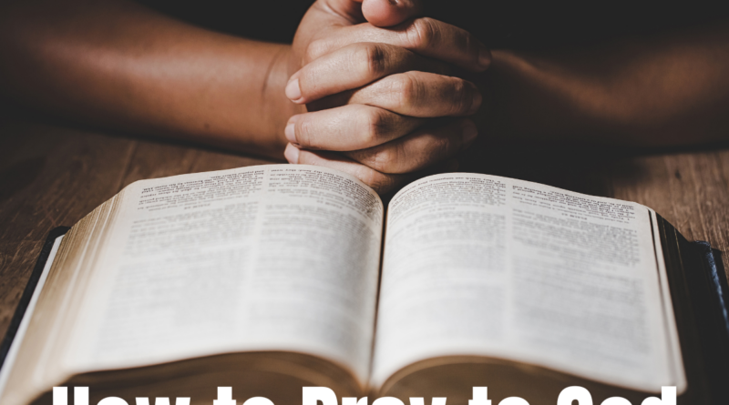 Praying with an open Bible